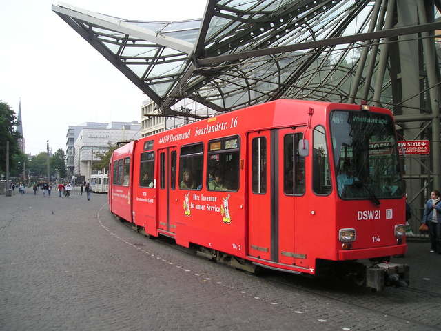 Foto van DSW21 Stadtbahnwagen M/N 8 114 Tram door Perzik