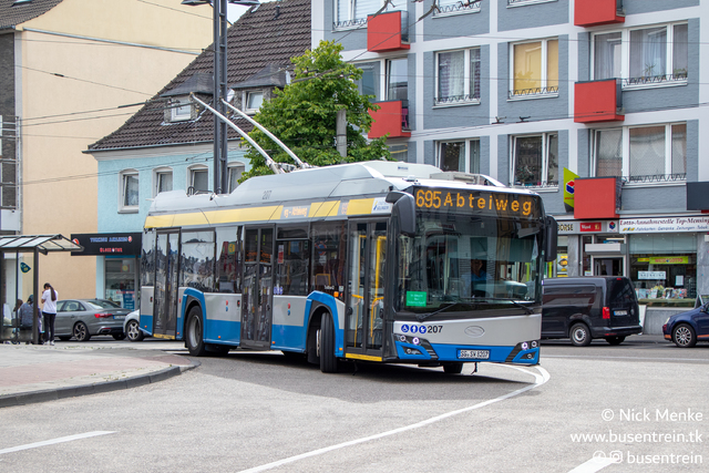 Foto van SWS Solaris Trollino 12 207 Standaardbus door Busentrein