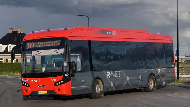 Foto van RET VDL Citea SLE-120 Hybrid 1294 Standaardbus door WDK6761G1