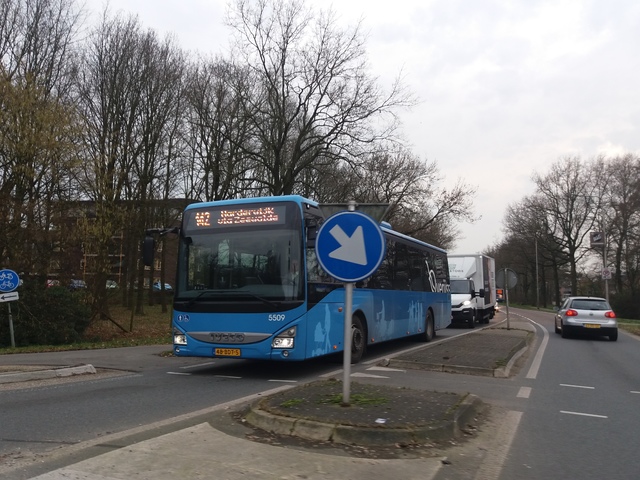 Foto van OVinIJ Iveco Crossway LE (12mtr) 5509 Standaardbus door bus-trein-spotterdaan