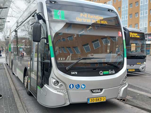 Foto van QBZ VDL Citea SLFA-181 Electric 3479 Gelede bus door Draken-OV