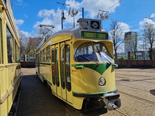 Foto van HOVM Haagse PCC 1193 Tram door Tramspoor