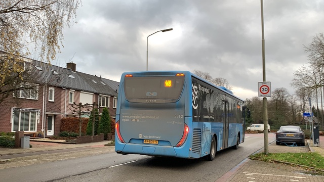 Foto van OVinIJ Iveco Crossway LE (12mtr) 5512 Standaardbus door Stadsbus