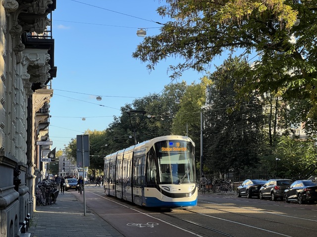 Foto van GVB 15G-tram (Urbos) 3064 Tram door Stadsbus