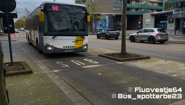 Foto van DeLijn Iveco Crossway LE (12mtr) 5734 Standaardbus door Fluovestje64