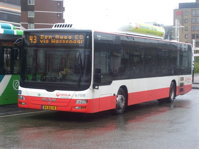 Foto van VEO MAN Lion's City CNG 6708 Standaardbus door wyke2207