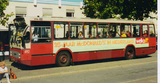 Foto van HTM DAF-Hainje CSA-II 492 Standaardbus door Jelmer