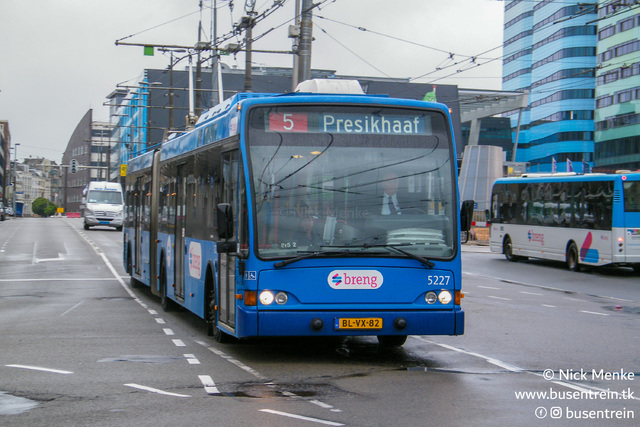 Foto van NVO Berkhof Premier AT 18 5227 Gelede bus door Busentrein