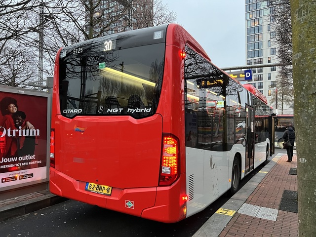 Foto van EBS Mercedes-Benz Citaro NGT Hybrid 5125 Standaardbus door Stadsbus