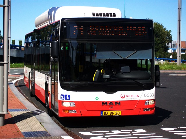 Foto van VEO MAN Lion's City CNG 6683 Standaardbus door wyke2207