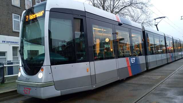 Foto van RET Rotterdamse Citadis 2054 Tram door Sneltram