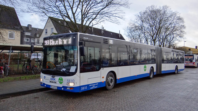 Foto van NIAG MAN Lion's City GL 5810 Gelede bus door OVdoorNederland