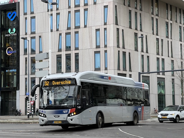 Foto van RET VDL Citea SLF-120 Electric 1401 Standaardbus door_gemaakt Stadsbus