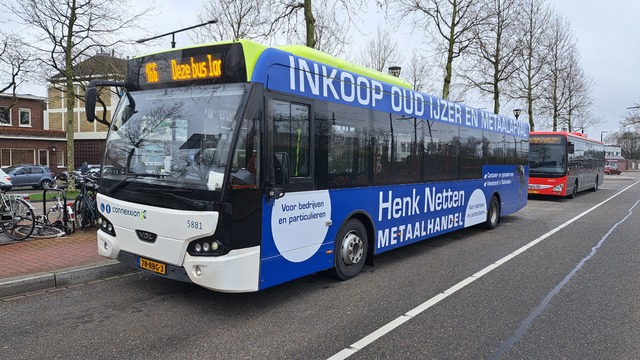 Foto van CXX VDL Citea LLE-120 5881 Standaardbus door treinspotter-Dordrecht-zuid