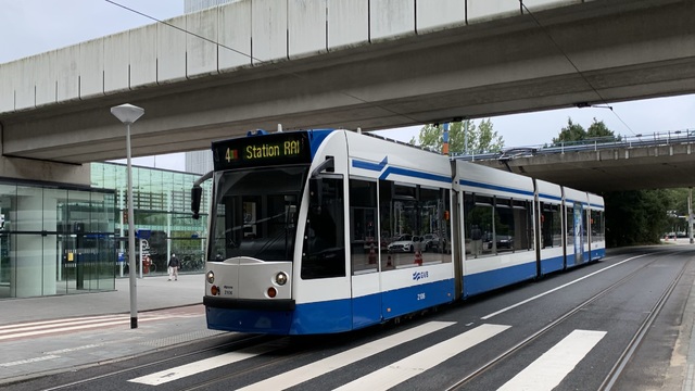 Foto van GVB Siemens Combino 2106 Tram door Stadsbus