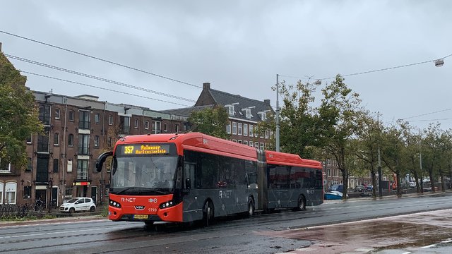 Foto van CXX VDL Citea SLFA-180 Electric 9799 Gelede bus door_gemaakt Stadsbus