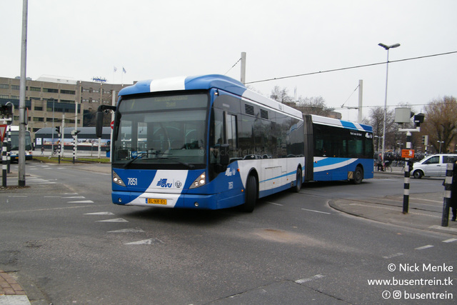 Foto van GVU Van Hool AG300 7851 Gelede bus door Busentrein