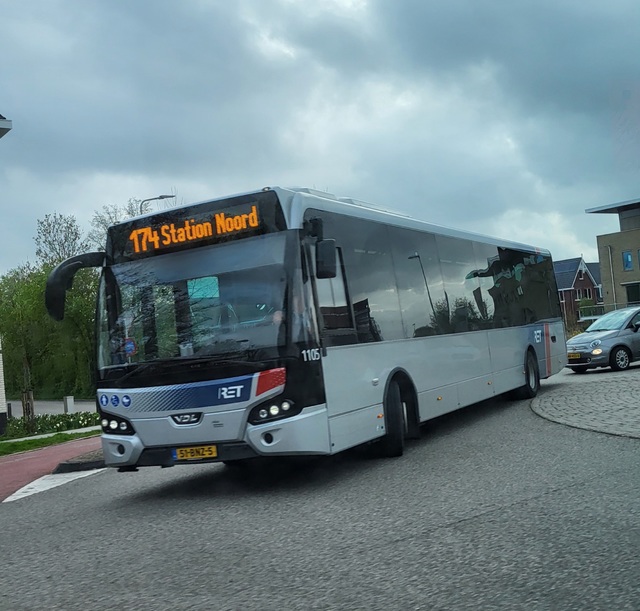 Foto van RET VDL Citea LLE-120 1105 Standaardbus door OVspoter-Lansingerland