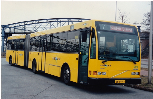 Foto van MN Berkhof 2000NL G 7129 Gelede bus door wyke2207