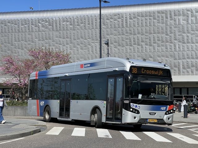 Foto van RET VDL Citea SLF-120 Electric 1430 Standaardbus door Stadsbus