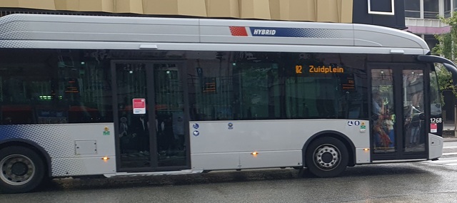 Foto van RET VDL Citea SLE-120 Hybrid 1268 Standaardbus door Busseninportland