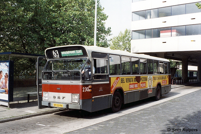 Foto van GVB DAF-Hainje CSA-I 230 Standaardbus door RW2014