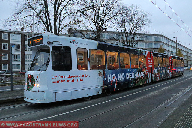 Foto van HTM GTL8 3131 Tram door HaagsTramNieuws