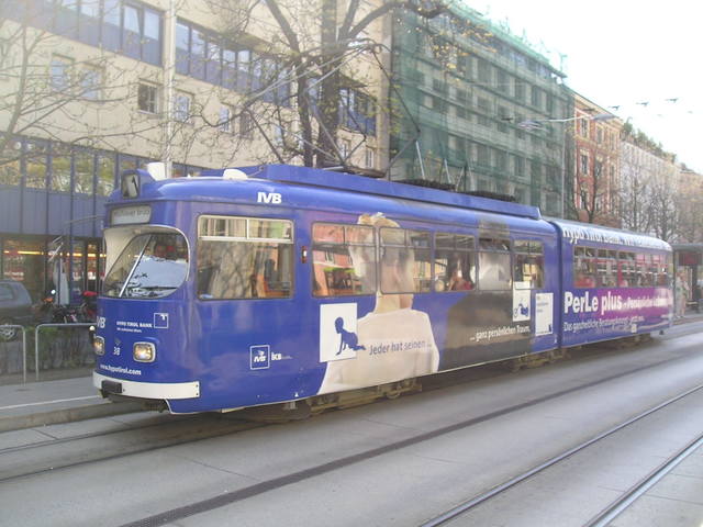 Foto van IVB Düwag GT6 38 Tram door Perzik