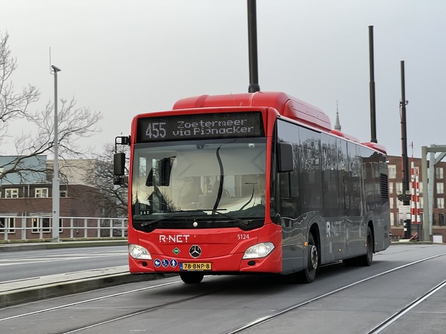 Foto van EBS Mercedes-Benz Citaro NGT Hybrid 5124 Standaardbus door Stadsbus