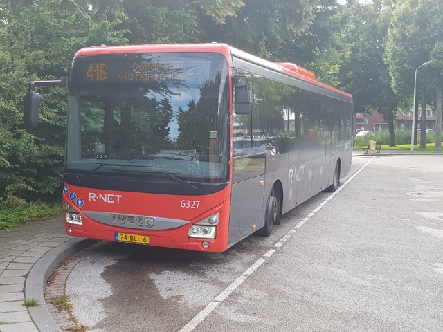 Foto van QBZ Iveco Crossway LE (13mtr) 6327 Standaardbus door treinspotter-Dordrecht-zuid