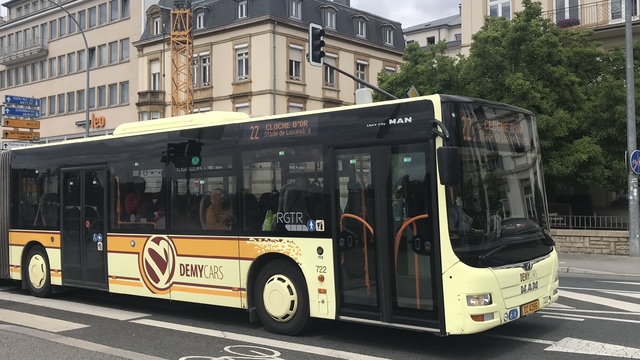 Foto van Demy MAN Lion's City GL 722 Gelede bus door Rotterdamseovspotter