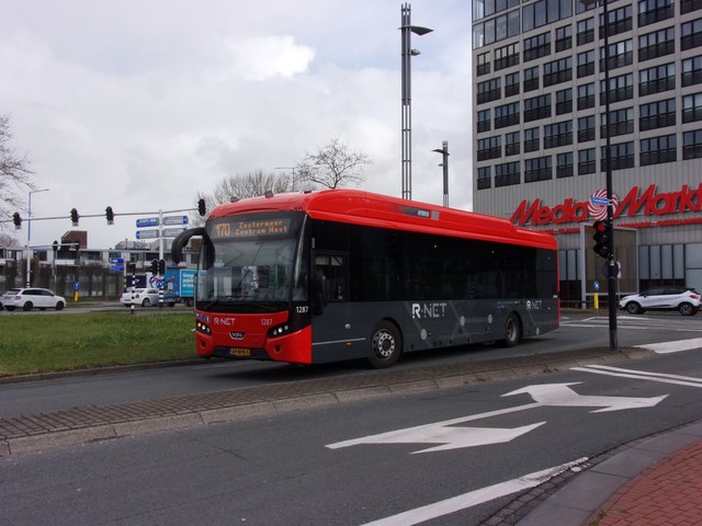 Foto van RET VDL Citea SLE-120 Hybrid 1287 Standaardbus door Lijn45