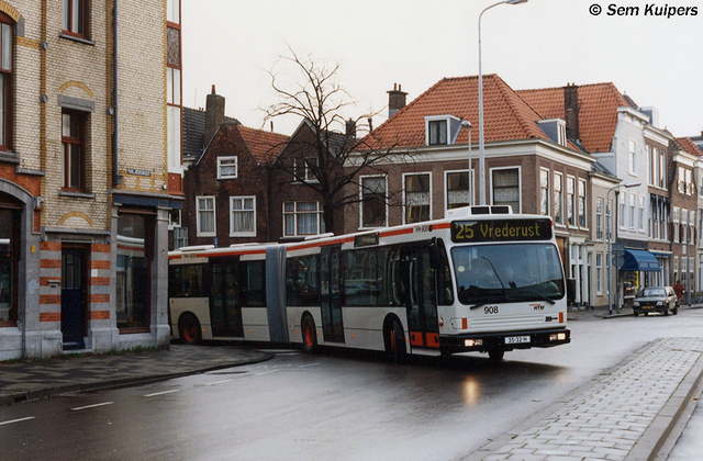 Foto van HTM Den Oudsten B93 908 Gelede bus door_gemaakt RW2014