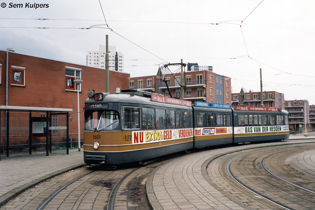 Foto van RET Rotterdamse Düwag GT8 1601 Tram door_gemaakt RW2014