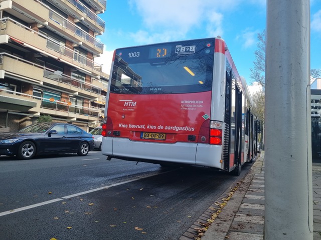 Foto van HTM MAN Lion's City CNG 1003 Standaardbus door Tramspoor