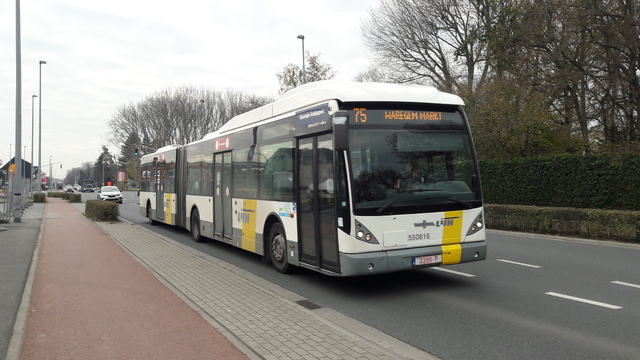Foto van DeLijn Van Hool AG300 550816 Gelede bus door_gemaakt BusfanTom