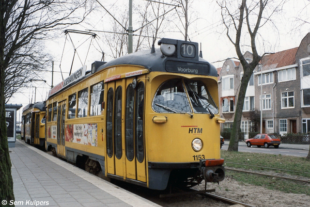 Foto van HTM Haagse PCC 1153 Tram door RW2014