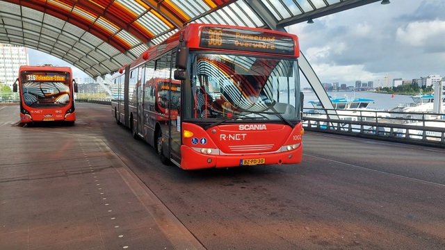 Foto van EBS Scania OmniLink G 1002 Gelede bus door EenBusspotter