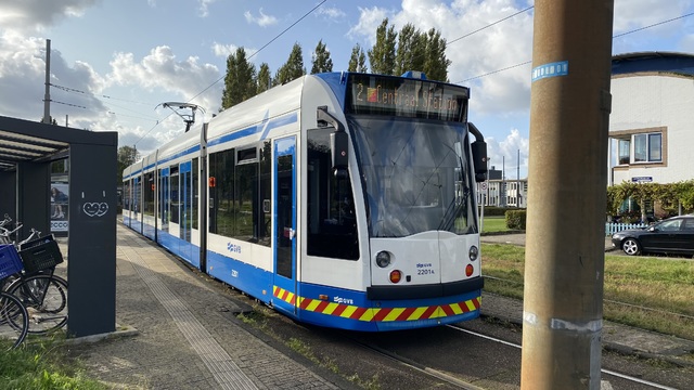 Foto van GVB Siemens Combino (2-richting) 2201 Tram door CSSG911