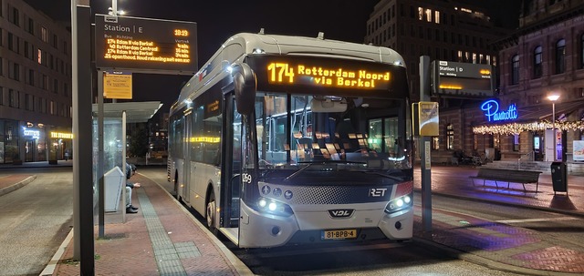Foto van RET VDL Citea SLE-120 Hybrid 1269 Standaardbus door WesleyS98