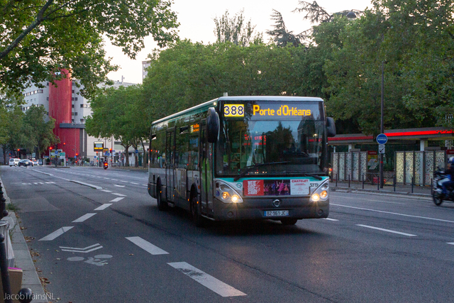 Foto van RATP Irisbus Citelis (12mtr) 5319 Standaardbus door JacobTrains