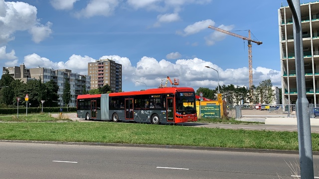 Foto van CXX Ebusco 2.2 (18mtr) 9805 Gelede bus door_gemaakt Stadsbus