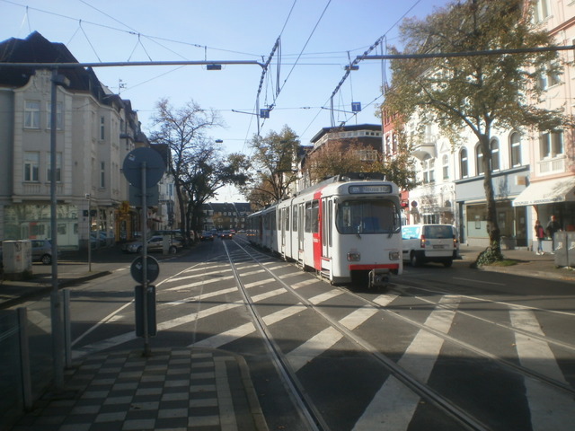 Foto van Rheinbahn GT8S 3233 Tram door_gemaakt Perzik