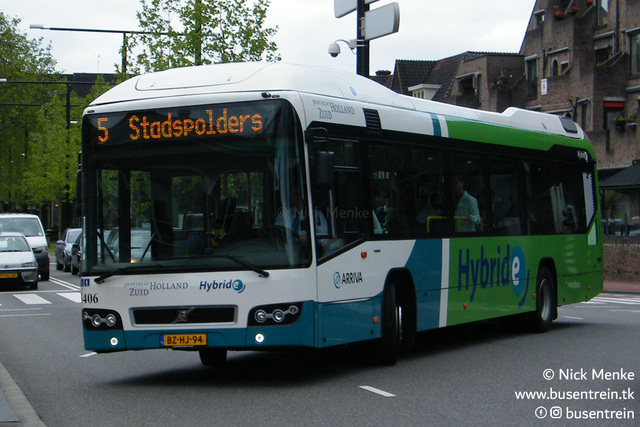 Foto van ARR Volvo 7700 Hybrid 5406 Standaardbus door Busentrein