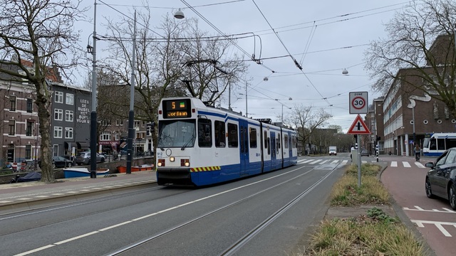 Foto van GVB 11G-tram 912 Tram door Stadsbus