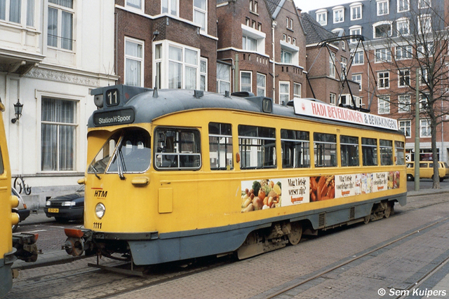 Foto van HTM Haagse PCC 1111 Tram door RW2014