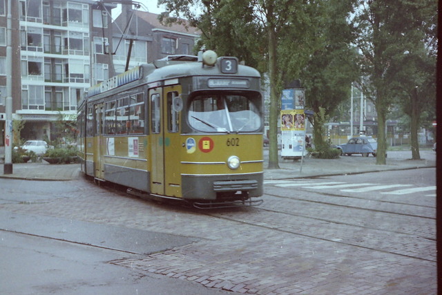 Foto van RET Rotterdamse Düwag GT6 602 Tram door JanWillem