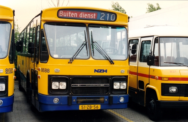 Foto van NZH DAF MB200 8688 Standaardbus door wyke2207