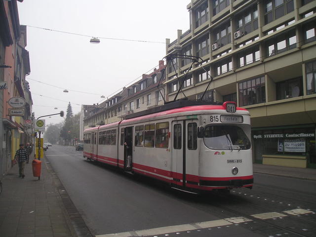 Foto van SWK Düwag GT8 815 Tram door Perzik