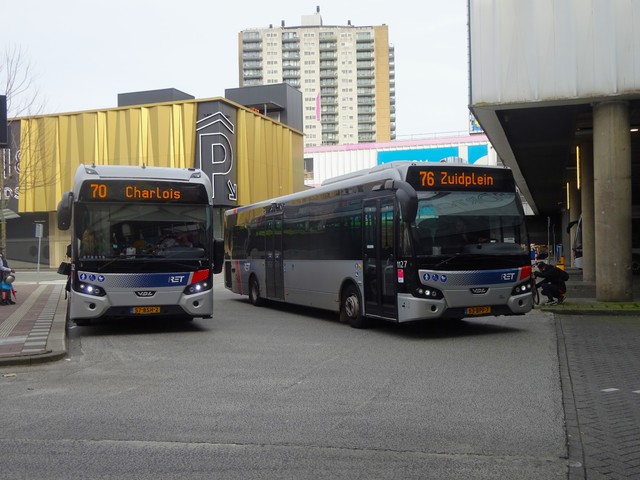 Foto van RET VDL Citea LLE-120 1127 Standaardbus door Rotterdamseovspotter